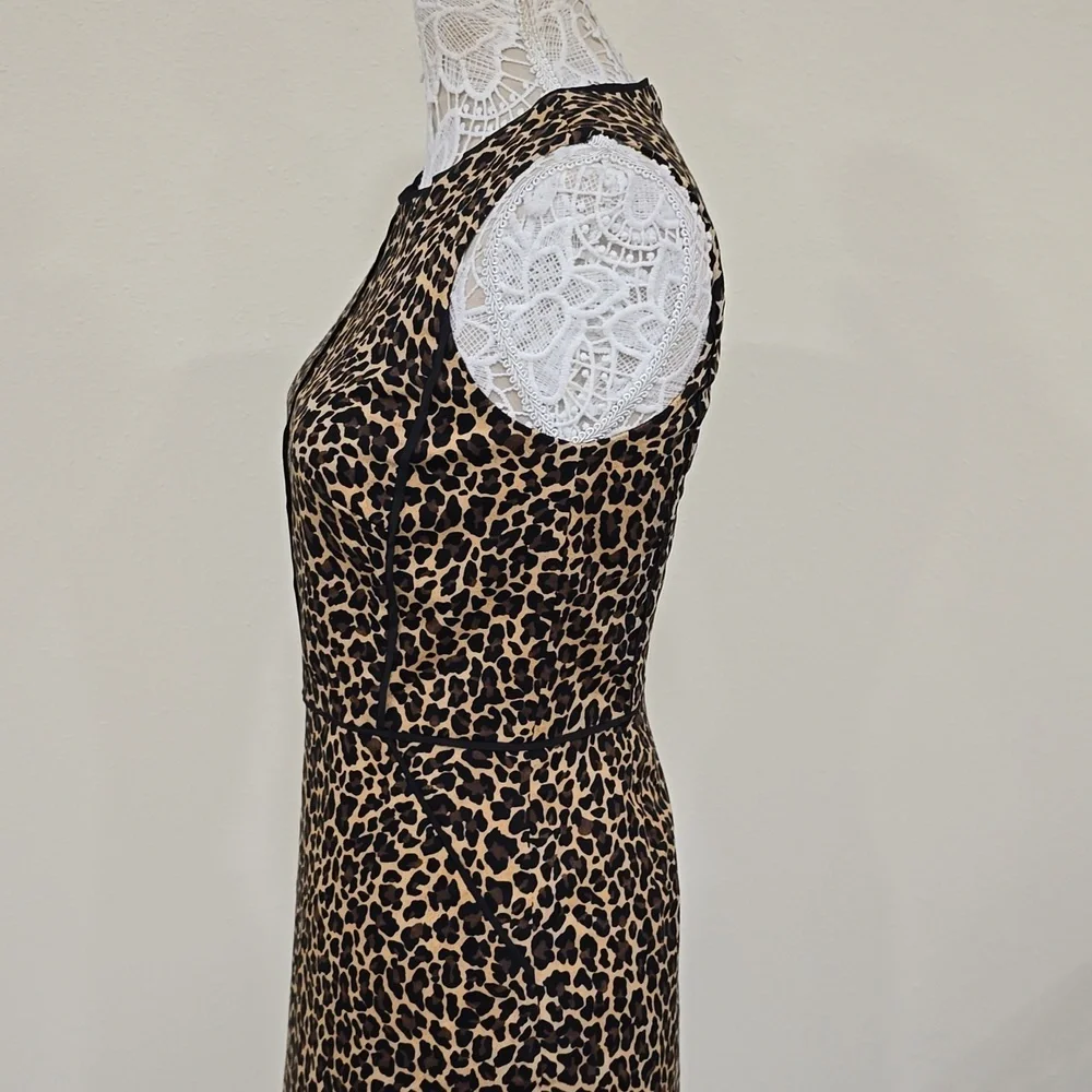 J.CREW Leopard Print A-line Shift Sheath Dress